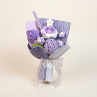 Long-Lasting Crochet Flower Arrangement Water-Free Needed Gift Fade-Resistant Home Decor Non-Shedding for Graduation