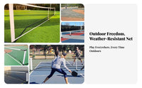 Pickleball Replacement Net Standard Size Pickleball Net Easy Installation Athletic Gear for Outdoor, Backyard, Driveway