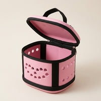 Pet Carrier with Lid, Small Animal Carrier for Guinea Pig, Portable Sugar Glider Carrier, Simple Style Breathable Hamster Carrier Bag
