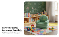Cute Cartoon Characters Convertible Character Chair Foldable Design Fold-out Lounger Chair Fluffy and Soft children's Furniture Perfect Gift Idea for Preschoolers, Grandparents, Playroom, Daycare, Reading, Bedroom