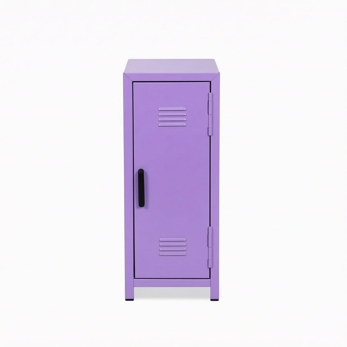 Desktop Storage Cabinet Metal Mini Locker Cabinet with Single Door Compact Narrow for Office, Vanity