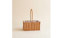 Handmade Woven Basket Multiuse Basket with Handle for Table Decoration