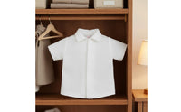 Casual Style White Doll Blouse Easy to Match BJD Doll Shirt Long Sleeve Option Toy Clothing