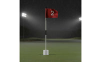 Putting Cup Set Easy to See Putting Flag Set Lightweight Athletic Gear for Driving Range