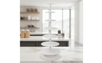 Multi-Tier Cake Stand Sturdy Cupcake Stand with Plates Primary Tiered Dessert Display for Dessert Makers, Event Decorators