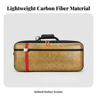 Carbon Fiber Saxoph Single Case Impact Resistant Alto Saxoph Single Case Lightweight Musical Instrument Accessory for Saxophonists, Gigs, Concerts