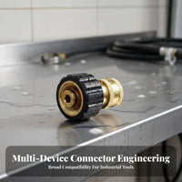 M22 to 1/4 Quick Connect Adapter Leak-Proof M22 Female to 1/4 Female Adapter