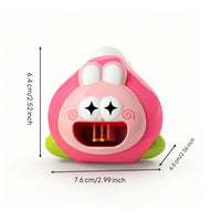 Plastic Pretend Feeding Toy Glossy Toy with Feeding Slot Handheld Play Figure Compact for Toddlers, Kids, Home, Daycare