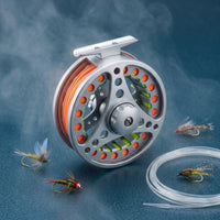 reel with Line Large-Capacity Fly Fishing Reel Perforated for Anglers