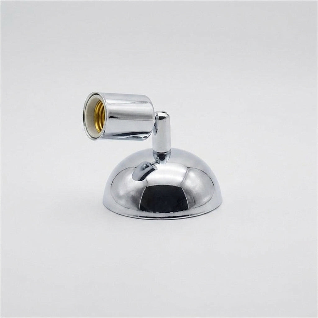 Iron Ceiling Light Fitting for Home Bar, Adjustable Lamp Head with E27 Lamp Bulb Holder, High-Temperature Electroplating, DIY Ceiling Pendant