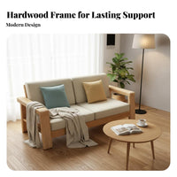 Includes Chaise Lounge L-Shaped Wooden Frame Sofa Simple Design Multi-Piece Couch with Ottoman Raised Legs Living Room Furniture Modular for Apartment Dwellers, Families, Homeowners, Home, Entertainment Space