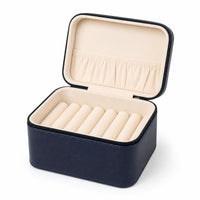 Portable Bracelet Storage Box with Handle Travel-Friendly Bracelet Holder Organizer Box Hard-Shell Bangle Display Case Padded for Travelers, Dresser