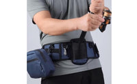 Adjustable Fishing Waist Belt with Pouches Handsunrestricted Waist Bag with Belt Multi-Pocket Fishing Fanny Pack Versatile for Anglers, Fishermen