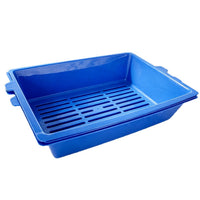 Open Cat Litter Box with Sifting Screen