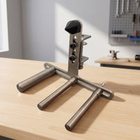 Padded Wind-Instrument Polishing Stand Easy to Set up Metal Stand with Cone Top Stable Aerophone Holder Long-Lasting for Musicians, Workshop