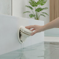 Round Face Pool Return Fitting Secure Fit Pool Fitting with Perforated Top Compatible Anti-Suction for Fiberglass Pools
