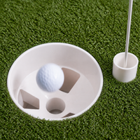 PGM Golf Putting Green Flagstick and Hole Cup Set