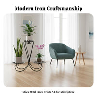 Indoor & Outdoor Use Multimulti-tier bloom Pot Stand Floor-Standing Tiered Planter Rack European and fashion Plant Holder Space-Saving for Gardeners, Apartment Dwellers, property owners, Balcony, Living Room, Bedroom, Corner