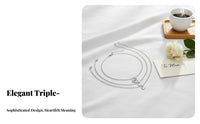 3 Pieces Mother Daughter Necklace Set Stainless Steel Mommy and Me Jewelry Minimalist Design Matching Heart Puzzle Necklace for Mom, Daughters