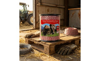 Electric Fence Rope with Stakes High Visibility Conductive Fence Rope Easy to Install for Farmers, Pasture, Farm