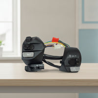 Molded Motorcycle Handlebar Switch with Wiring Harness Allall-Encompassing Handlebar Switch with Wiring Harness Easy to Install Long-Lasting for Scooter Owners