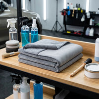 Thickened Microfibre Cloth Car Drying Towel, Compact Towel for Glass Cleaning, High Absorption Anti-Shed Microfibre Cloth for Car Detailing