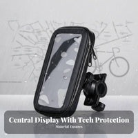 Handlebar Bag with Phone Window Waterproof Bike Phone Mount Bag Hard case for Cyclists, Commuters, Bicycling, Commuting