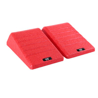 15-Degree Foam Wedge with Ribbed Surface Lightweight Exercise Wedge Portable Calf Stretch Board Stable for Runners