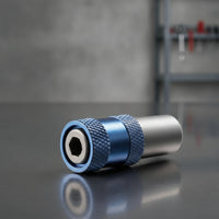 Drill to Screwdriver Adapter Quick-Release Hex Shank Adapter with M10 Thread Bit Holder Knurled Tool Accessories Compact