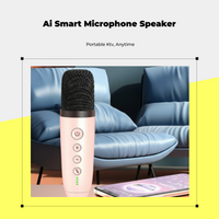 Karaoke mic with stereo speaker