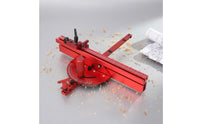 M6 Screw T-Track Flip Stop Aluminum Alloy T-Track Fence Adjustable Sliding Stop Fence Brass Handle for Woodworkers, Carpenters, Workshop