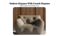 French design Caterpillar Floor Sofa Plush Comfort Caterpillar Couch Lowsilhouette Home Furniture dense Foam Filling for Homeowners, Adults, Students, Living Room, Bedroom, Apartment, perusing corner