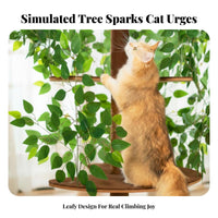 Feline Climber Perch Sturdy Construction Multi-Level Feline Climber Easy Assembly Sisal Feline Scratching Surface Structure for Adult Cats, Kittens