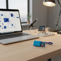 Digital Environmental Module Onboard Mounting Hole Temperature and Humidity Module Power Indicator LED Digital Temperature Humidity