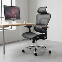 360-Degree Swivel Ergonomic Office Chair Reclining Backrest Adjustable Support Chair Thick Padded Seat for Students, Gamers, Study, Gaming