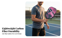 Pickleball Paddle Hexagonal Center Carbon Fiber Pickleball Racket