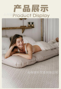 PVC Inflatable Pregnancy Bed for Sleeping, Support Cushion for Lying Flat