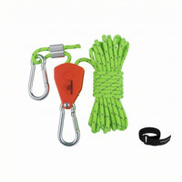 Braided Adjustable Rope Tie-down Hook-and-Loop Strap Reflective Rope Tie-down Carabiner Clips Tent Canopy Tensioner Quick Tensioning