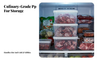 Stackable Design no costzer Compartment Box Airtight closure 4-Compartment Food Tray Reusable Refrigerator Organizer Transparent container for Home Cooks, Parents, Kitchen, Pantry, lunch container