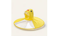 Yellow Duck Raincoat Lightweight Hooded Rain Poncho Long-Lasting Hooded Raincoat Handshands-off for Rainy Days, School Runs