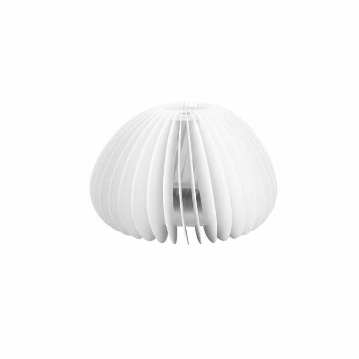 Minimalist Design Pumpkin Lampshade Easy to Clean Slatted Hanging Shade for Dining Room, Bedroom, Restaurant