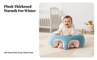 Learn to Sit Aid creatureShaped Sitting Assistant Ergonomic Backrest Soft Dinosaur Baby Sofa 360-Degree Support Infant Floor Chair Anti-Tip Design for Infants, Toddlers, Parents, Nursery, Playtime, Living Room, Indoors