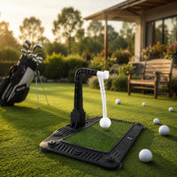 True Strike Feel Height Adjustable Golf Practice Mat Indoor and Outdoor Use Height Adjustable Golf Practice Aid for Beginners, Training