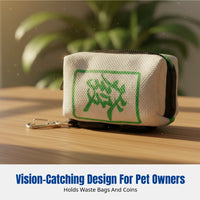 Cartoon Fruit Pet Waste Bag Holder, Portable Pouch with Fastener, Multifunctional Storage, Avocado, Watermelon, Coin Purse