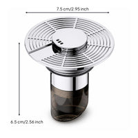 Floor Drain Insert with Backflow Preventer All-Copper for Bathroom, Homeowners