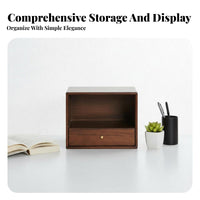 Stackable Organizer Box Customizable Laydirectly Single Storage Cube Minimalist & Design Shelving Single Unit for Apartment Dwellers, Residents