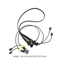 Woven Adjustable Strap Black Strap Material Strap Narrow Carrying Gear Extended