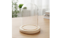 Glass Display Dome Crystal Clear View Transparent Cloche Dome Desktop Display Cover Minimalist Design House Decoration Handmade