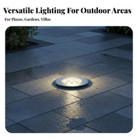 Waterproof LED Recessed Ground Light Energy Saving LED in-Ground Light High Brightness for Plaza, Garden, Patio