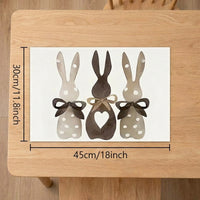 Decorative Dining Placemat Washable Dining Table Placemat Reusable Decorative Table Mat for Restaurant Owners, Hosts, Holidays, Restaurants, Daily Use